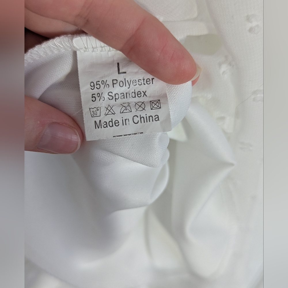 White Lace lined top - Picture 6 of 6